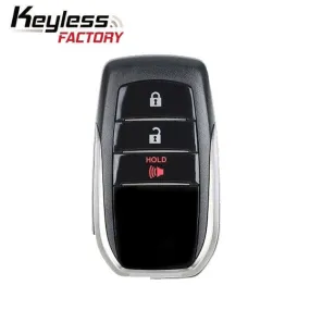 2020-2021 Toyota Land Cruiser / 3-Button Smart Key / PN: 89904-60X20  / HYQ14FBB-0010 / G Board (AFTERMARKET)