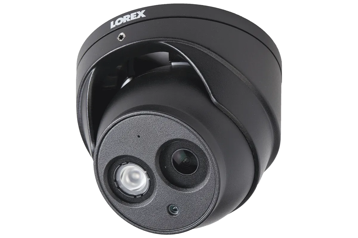 4K Nocturnal IP NVR System with Eight 4K Audio Dome Cameras and 200FT Night Vision