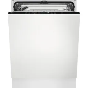 AEG FSS53637Z Series 6000 Full-size Fully Integrated Dishwasher White 13 Settings