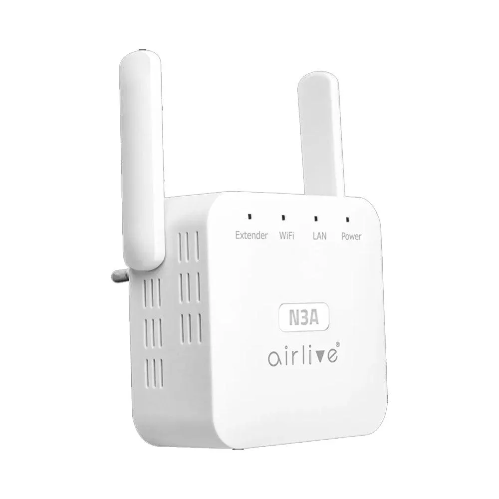 AirLive N3A Wi-Fi Range Extender 2 Antenna 300Mbps