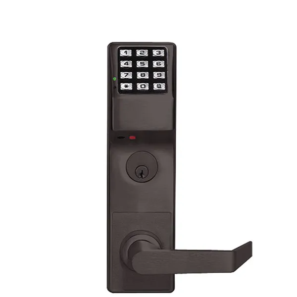 Alarm Lock Trilogy - DL3500CRL - Classroom Mortise Lever Set w/ High Capacity Audit Trail - US10B - Durondic Bronze - Left Handed - Grade 1