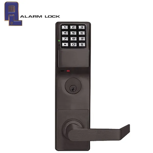 Alarm Lock Trilogy - DL3500CRL - Classroom Mortise Lever Set w/ High Capacity Audit Trail - US10B - Durondic Bronze - Left Handed - Grade 1