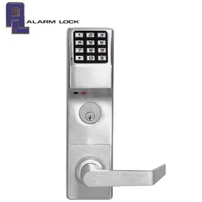 Alarm Lock Trilogy - DL3500CRL - Classroom Mortise Lever Set w/ High Capacity Audit Trail - US26D - Satin Chrome - Left Handed - Grade 1