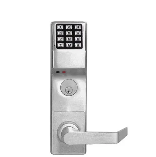 Alarm Lock Trilogy - DL3500CRL - Classroom Mortise Lever Set w/ High Capacity Audit Trail - US26D - Satin Chrome - Left Handed - Grade 1