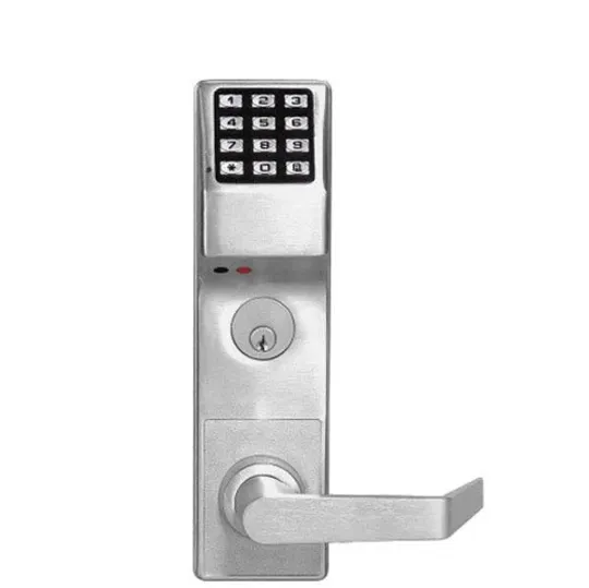 Alarm Lock Trilogy - DL3500CRR - Classroom Mortise Lever Set w/ High Capacity Audit Trail - US26D - Satin Chrome - Right Handed - Grade 1