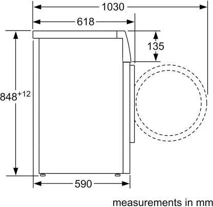 Bosch 9 kg/6 kg WNA14400IN Inverter Front Load Washer Dryer ( White, Inbuilt Heater)