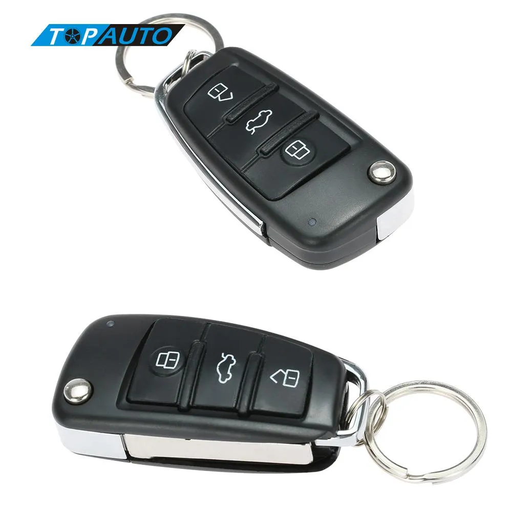 Car Alarm Door Central Locking Car-styling Key for Audi Keychain