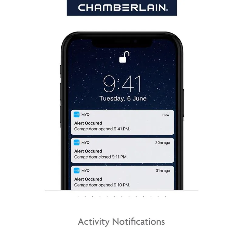 Chamberlain 1/2 HP Chain Drive WiFi Compatible Smart-Enabled Garage Door Opener