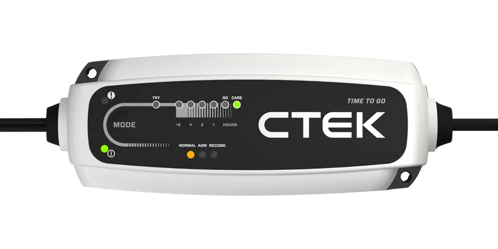 CTEK - CT5 TIME TO GO UK (5.0 A) 12V - Smart Battery Charger (Petrol-Diesel)