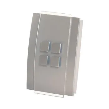 Décor Door Chime, Silver/Glass