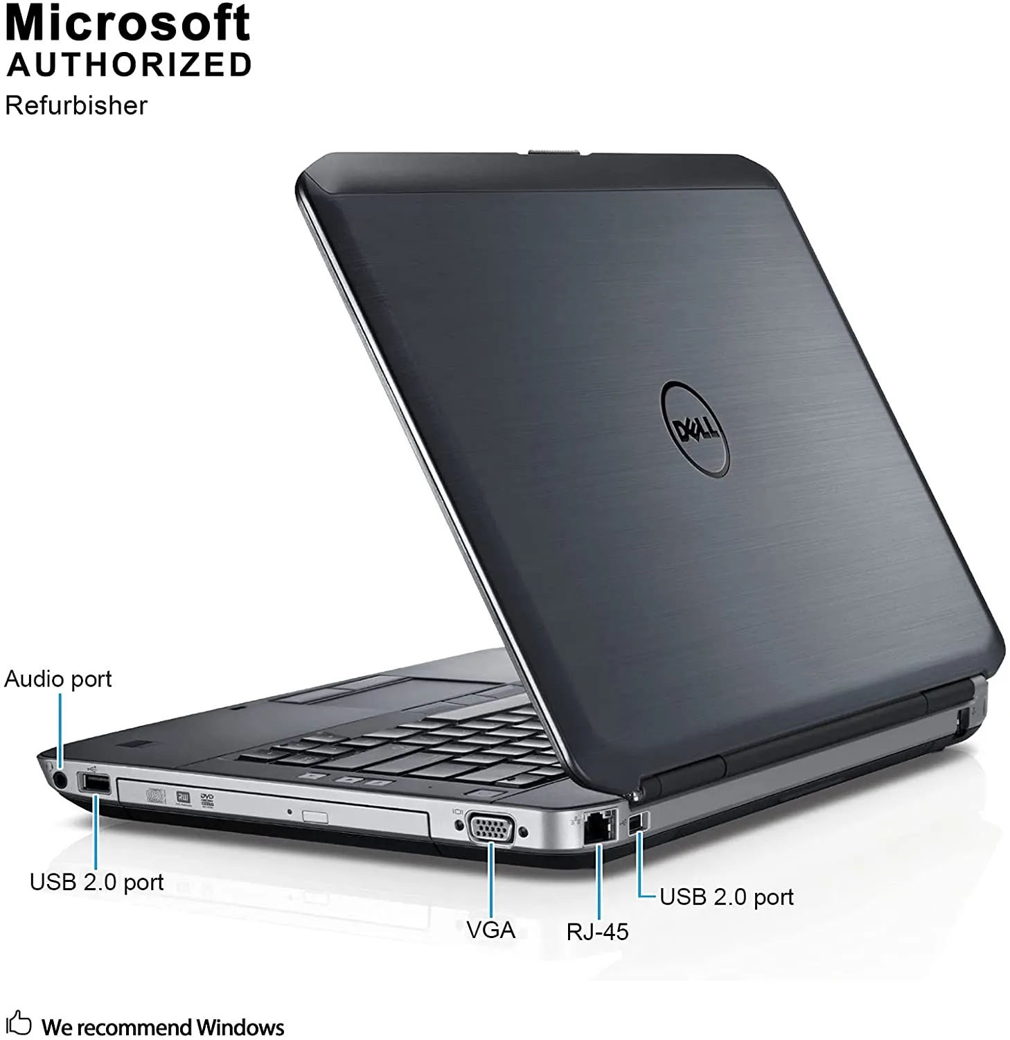 Dell Latitude E5430 | Intel Core i3-2350M @ 2.30 GHz | 8GB RAM, 128GB SSD, HDMI, DVDRW | Windows 10 Pro x64 | Grade A (Dell Certified Refurbished) - Warranty Included