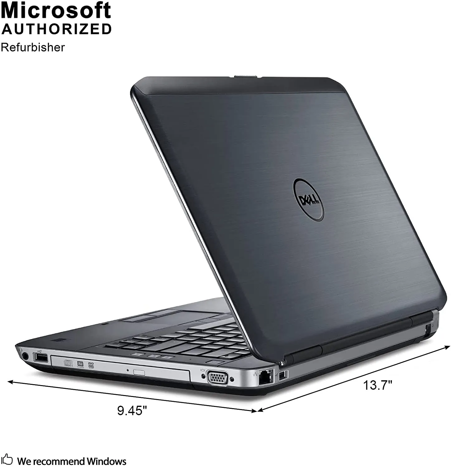 Dell Latitude E5430 | Intel Core i3-2350M @ 2.30 GHz | 8GB RAM, 128GB SSD, HDMI, DVDRW | Windows 10 Pro x64 | Grade A (Dell Certified Refurbished) - Warranty Included