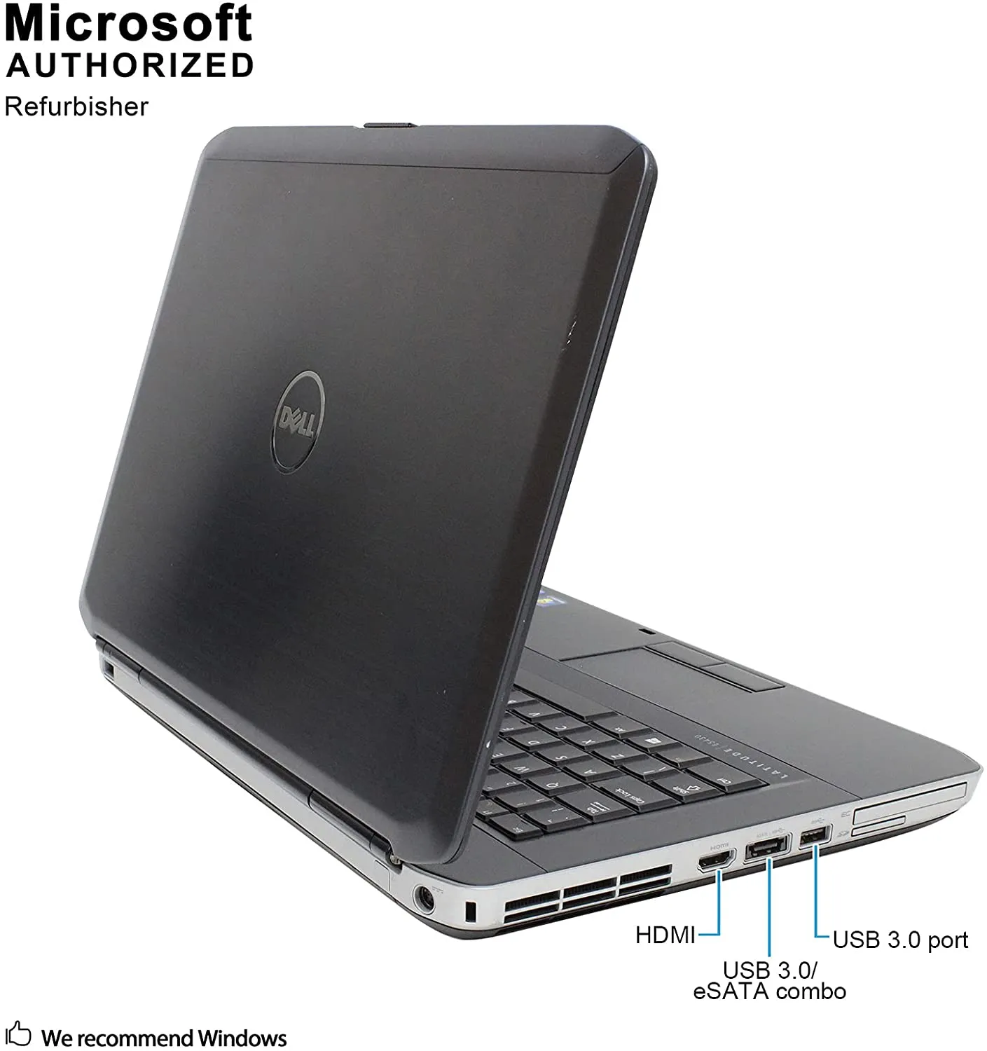 Dell Latitude E5430 | Intel Core i3-2350M @ 2.30 GHz | 8GB RAM, 128GB SSD, HDMI, DVDRW | Windows 10 Pro x64 | Grade A (Dell Certified Refurbished) - Warranty Included