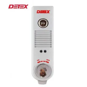 Detex - EAX-500 - Exit Alarm - Interchangeable Core - 7 Pin - 9VDC -  Gray