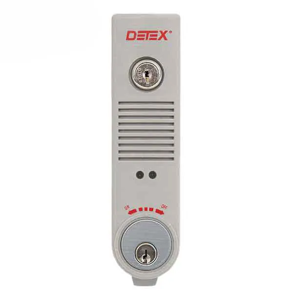 Detex - EAX-500 - Exit Alarm - Surface Mounted - Key Stop - Gray