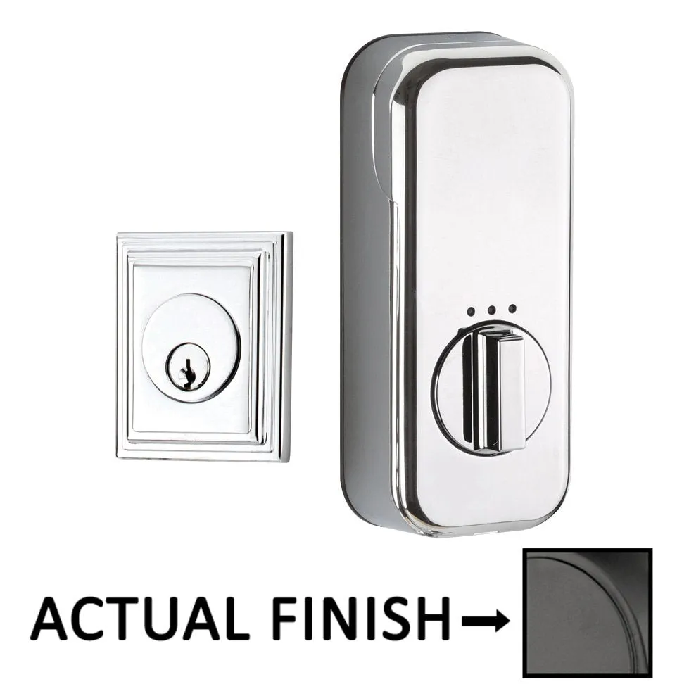 EMPowered Deadbolts - Empowered Wilshire Single Cylinder Deadbolt Connected by August in Polished Chrome - Emtek Hardware