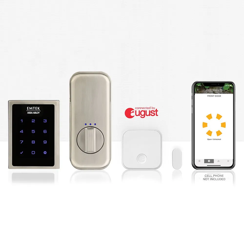 EMPowered Deadbolts - Touchscreen Keypad Smart Deadbolt Connected by August - Emtek Hardware