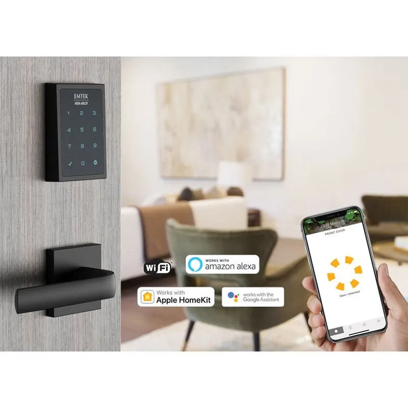 EMPowered Deadbolts - Touchscreen Keypad Smart Deadbolt Connected by August - Emtek Hardware