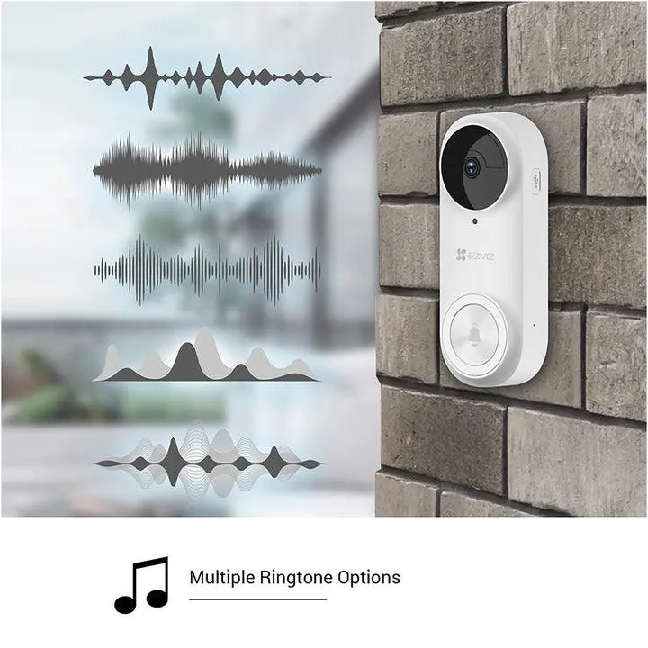 EZVIZ DB2 PRO WIRELESS 5MP VIDEO DOORBELL  2K