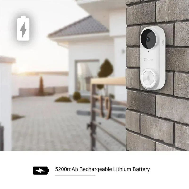 EZVIZ DB2 PRO WIRELESS 5MP VIDEO DOORBELL  2K