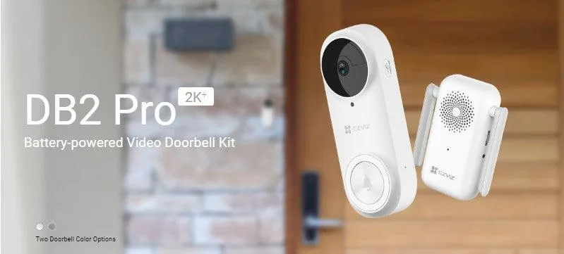 EZVIZ DB2 PRO WIRELESS 5MP VIDEO DOORBELL  2K