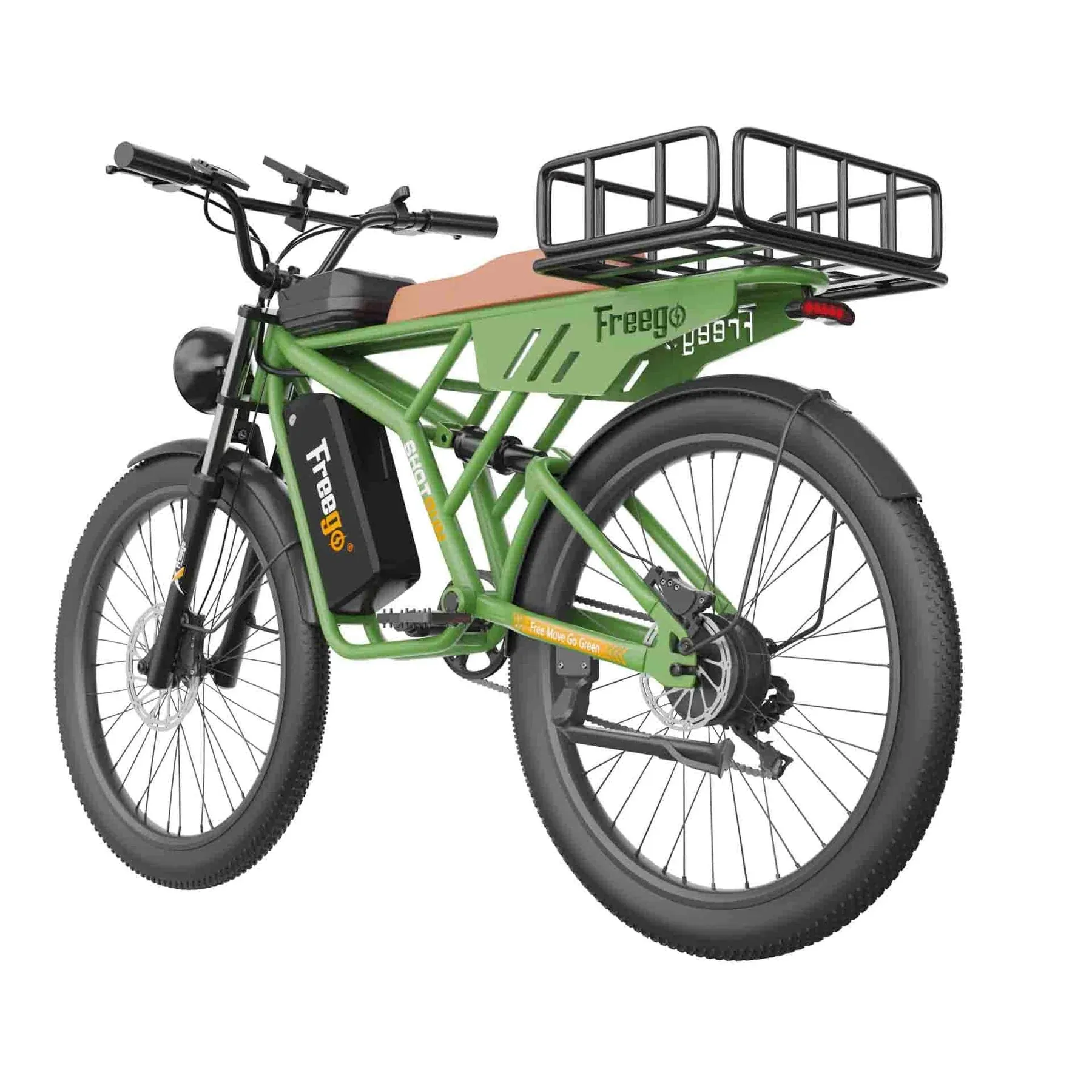 Freego 500W Shotgun Neo F4 Cargo Mountain Electric Bike