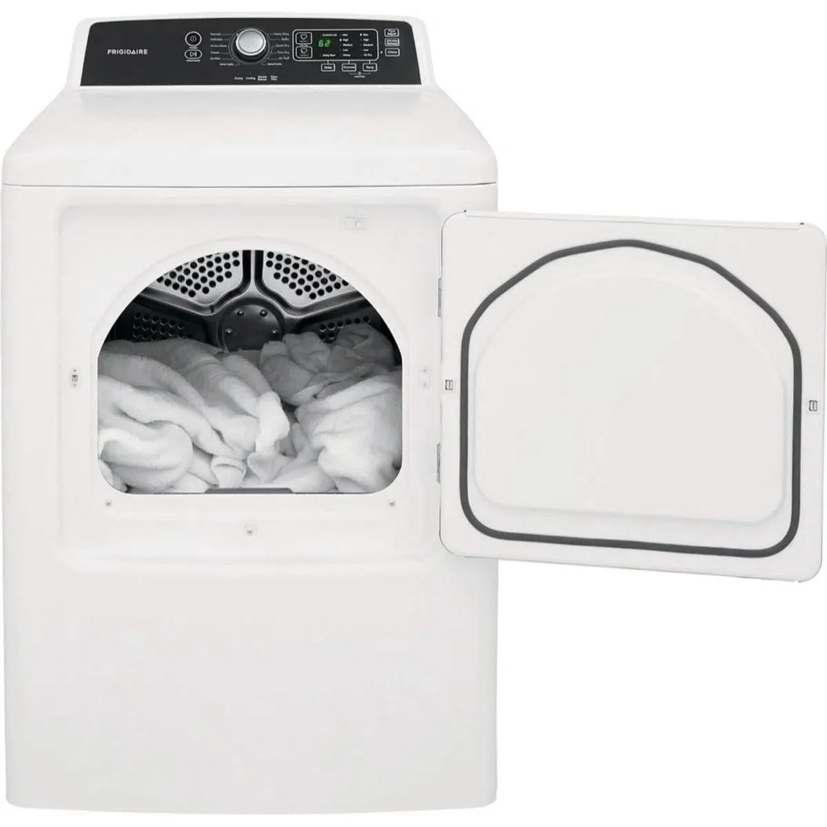 Frigidaire 6.7 Cu. Ft. Free Standing Gas Dryer-White