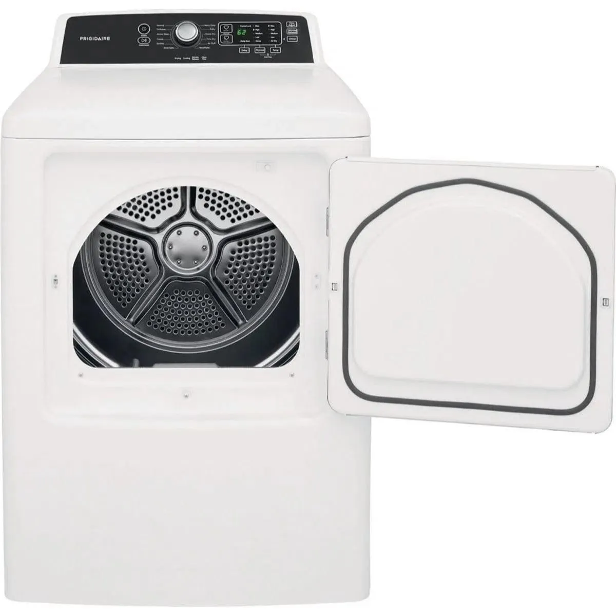 Frigidaire 6.7 Cu. Ft. Free Standing Gas Dryer-White