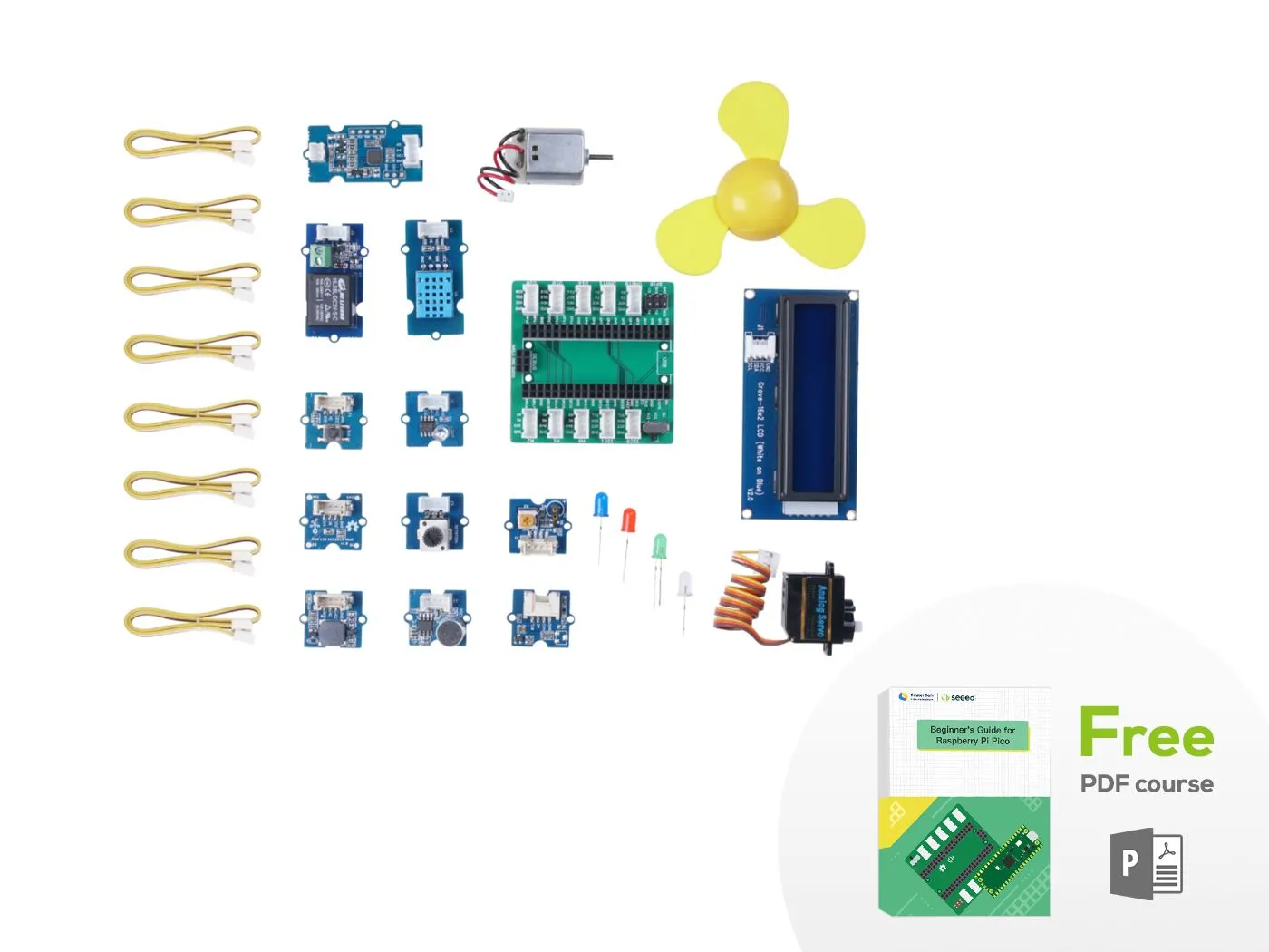 Grove Starter Kit for Raspberry Pi Pico