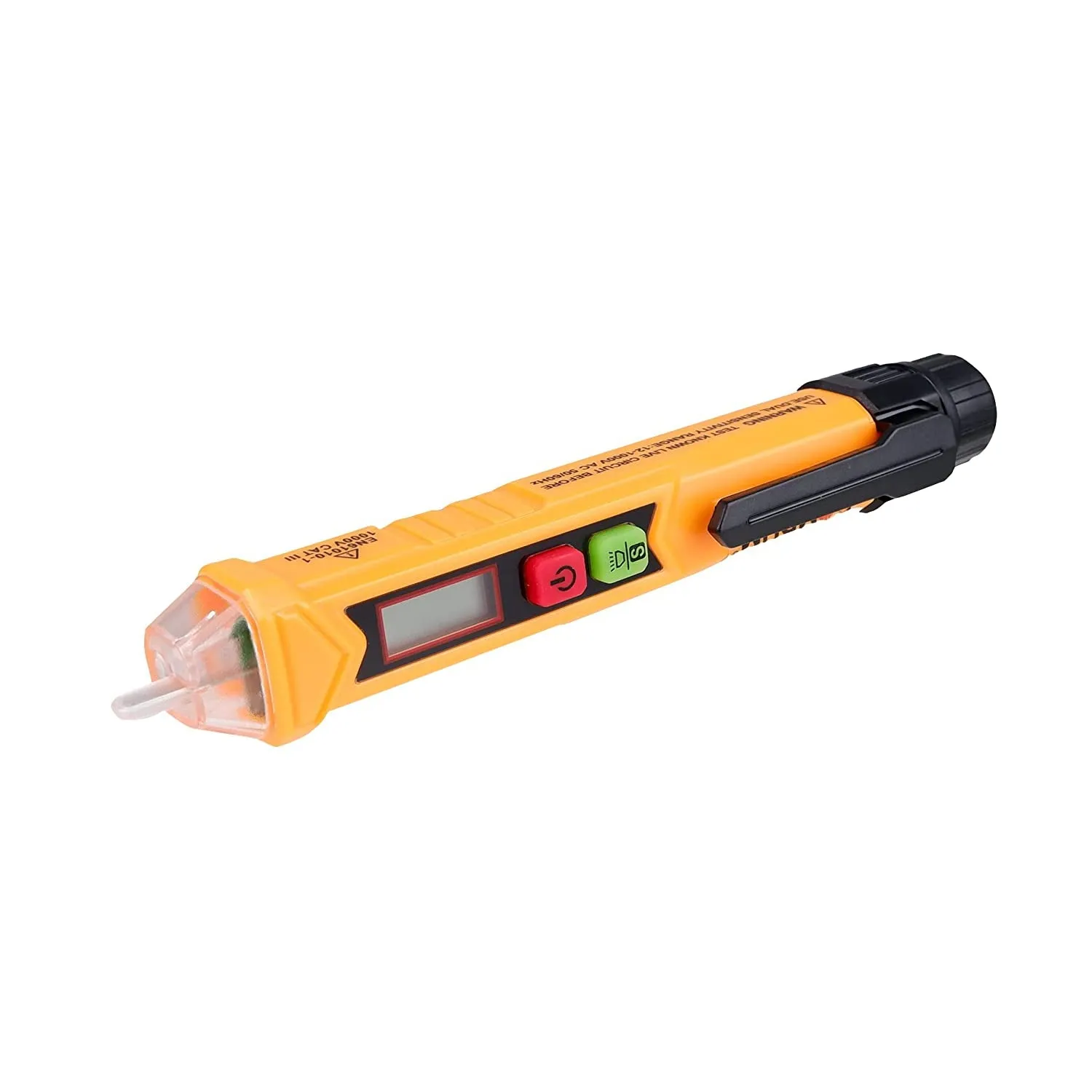 INGCO AC Voltage Detector, Non-Contact Voltage Tester, 12-1000V AC Voltage Detector Pen, Sound and light Alarm,Circuit Tester Tool with LED, Auto power off  VD10003