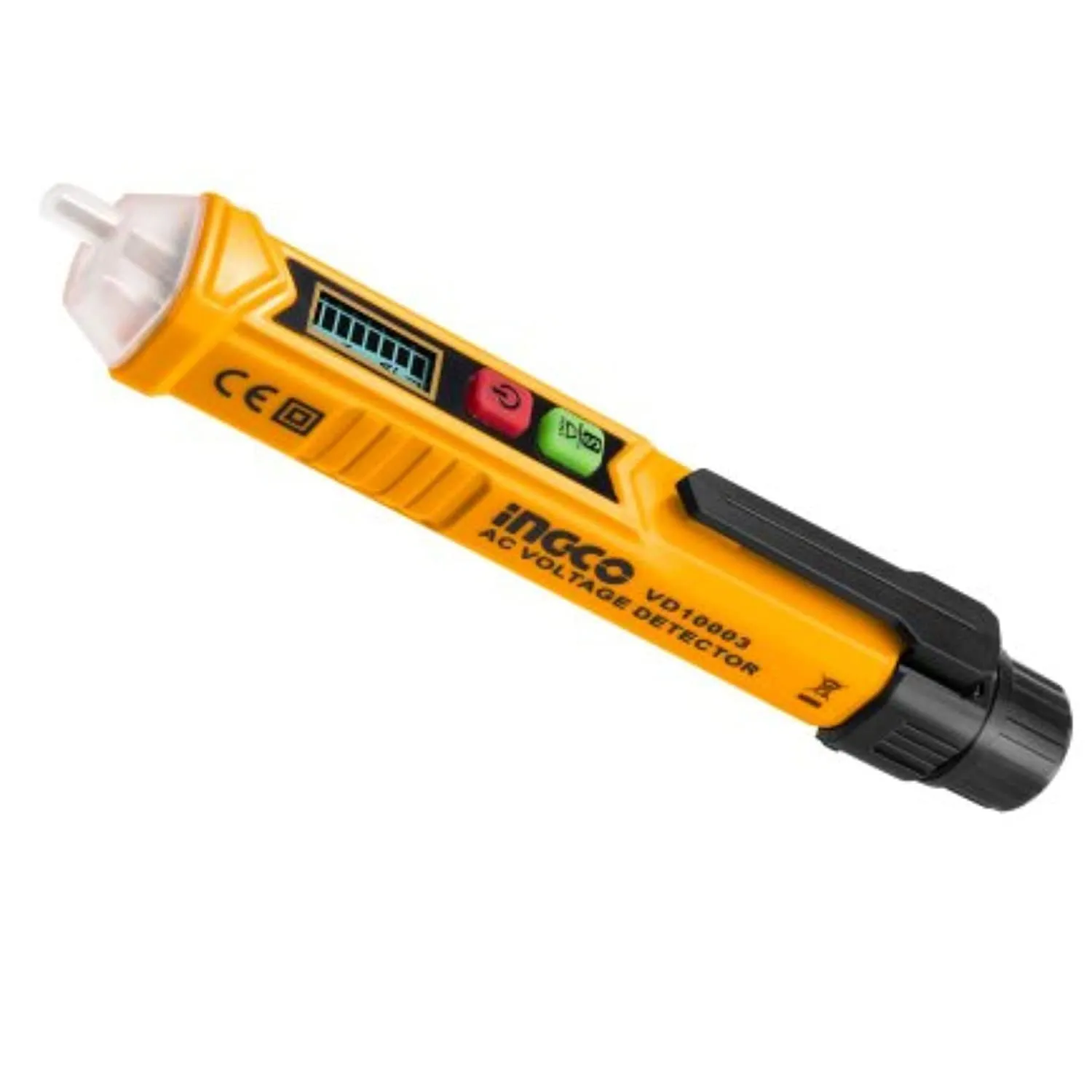 INGCO AC Voltage Detector, Non-Contact Voltage Tester, 12-1000V AC Voltage Detector Pen, Sound and light Alarm,Circuit Tester Tool with LED, Auto power off  VD10003