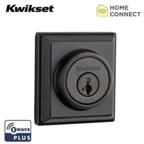 Kwikset - 914CNT - Signature Series Contemporary Electronic Deadbolt - 11P - Venetian Bronze - SmartKey Technology - Grade 2