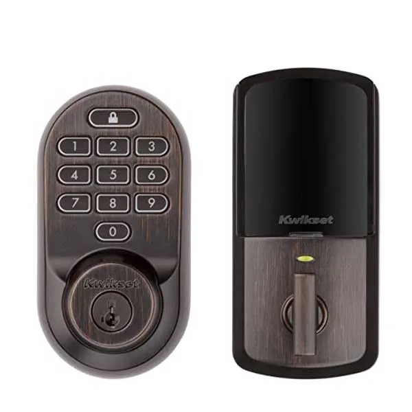 Kwikset - Halo 938 - Electronic Deadbolt - Wi-Fi - SmartKey Technology - 11P - Venetian Bronze