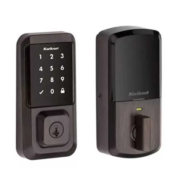 Kwikset - Halo 939 - Electronic Touchscreen Deadbolt - Wi-Fi - SmartKey Technology - 11P - Venetian Bronze