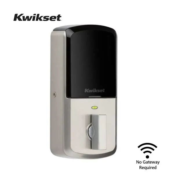 Kwikset - Halo 939 - Electronic Touchscreen Deadbolt - Wi-Fi - SmartKey Technology - 15 - Satin Nickel