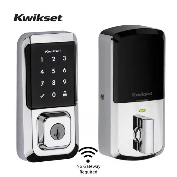 Kwikset - Halo 939 - Electronic Touchscreen Deadbolt - Wi-Fi - SmartKey Technology - 26 - Polished Chrome