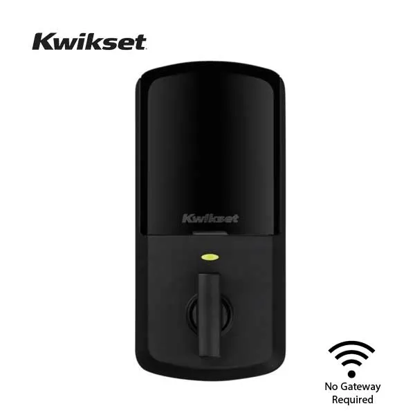 Kwikset - Halo 939 - Electronic Touchscreen Deadbolt - Wi-Fi - SmartKey Technology - 514 - Matte Black