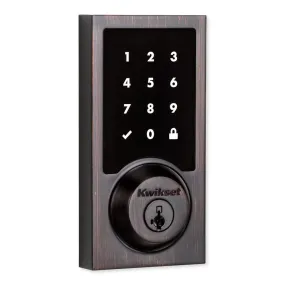 Kwikset SmartCode 916 Zigbee Contemporary Touchscreen Deadbolt with Home Connect