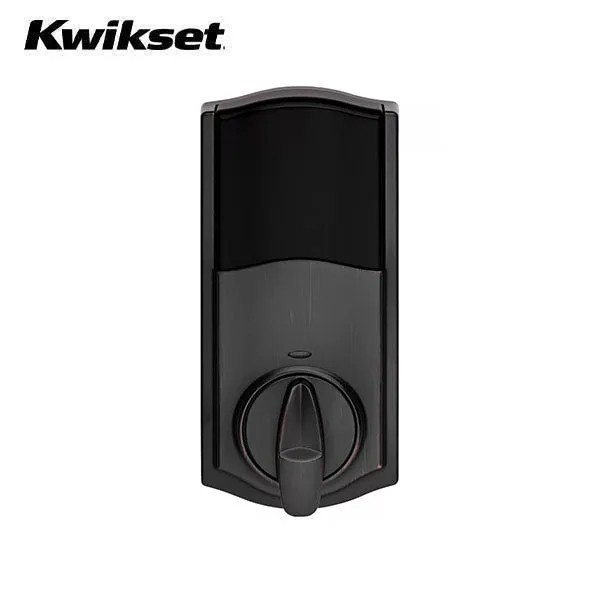 Kwikset - SmartCode  916TRL - Traditional Electronic Deadbolt - Zigbee Technology - US11P - Venetian Bronze - Grade 2