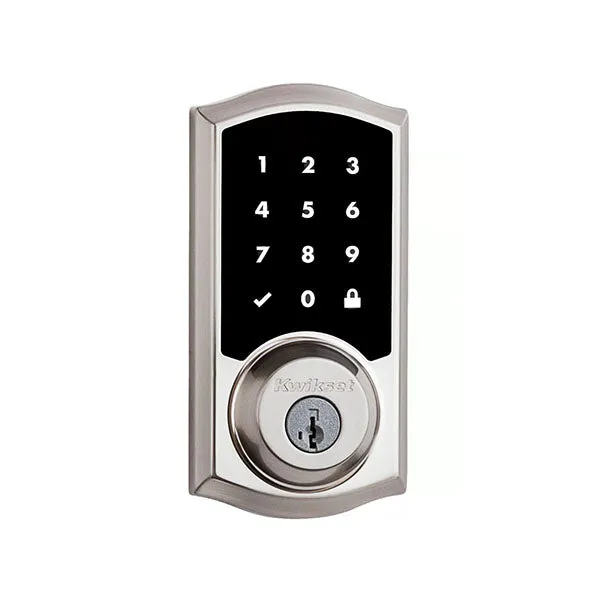 Kwikset - SmartCode  916TRL - Traditional Electronic Deadbolt - Zigbee Technology - US15 - Satin Nickel - Grade 2