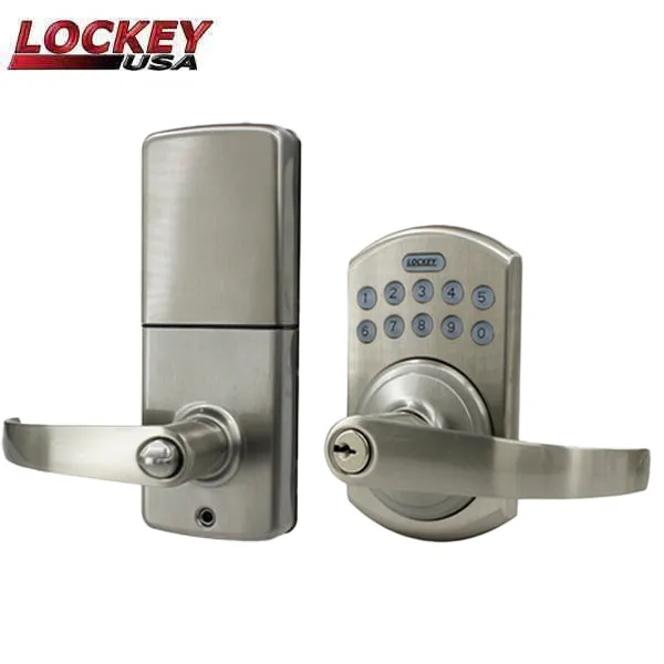 Lockey - W995 - Lever - Wi-Fi Smart Lock - Satin Nickel