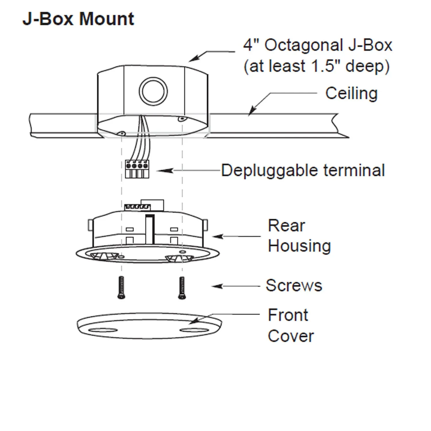 Low Voltage Ultrasonic Ceiling Occupancy Sensor, 2000sq ft, White