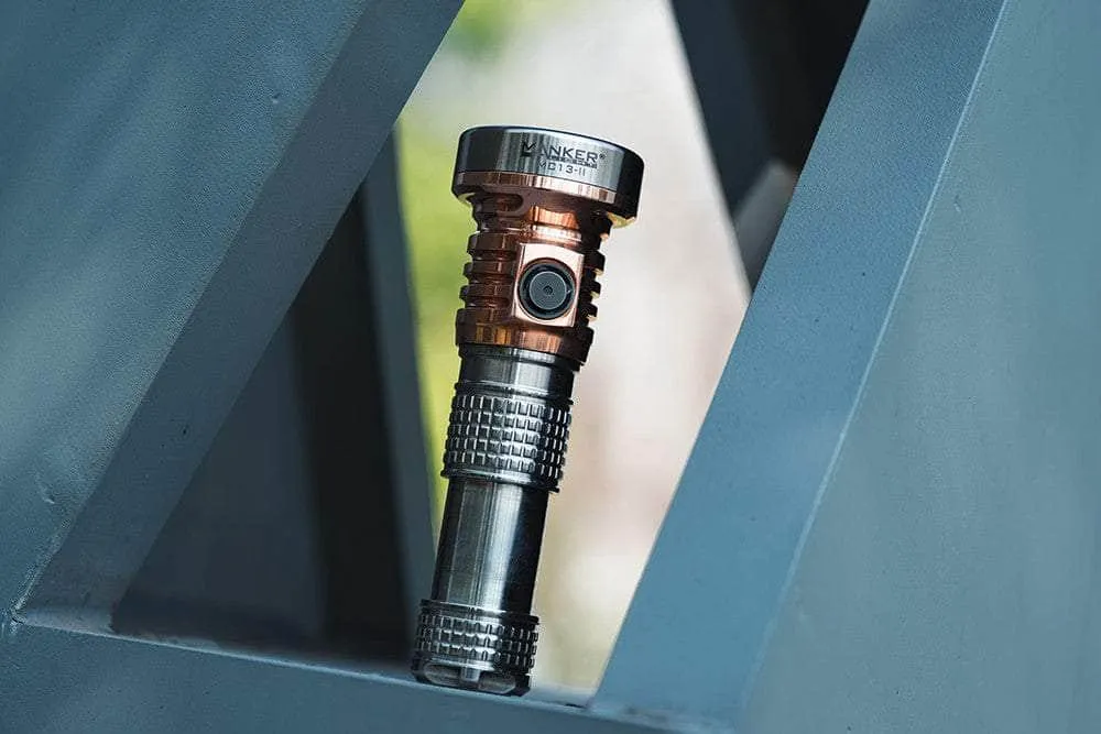 Manker MC13 II Pocket EDC Flashlight - Titanium & Copper