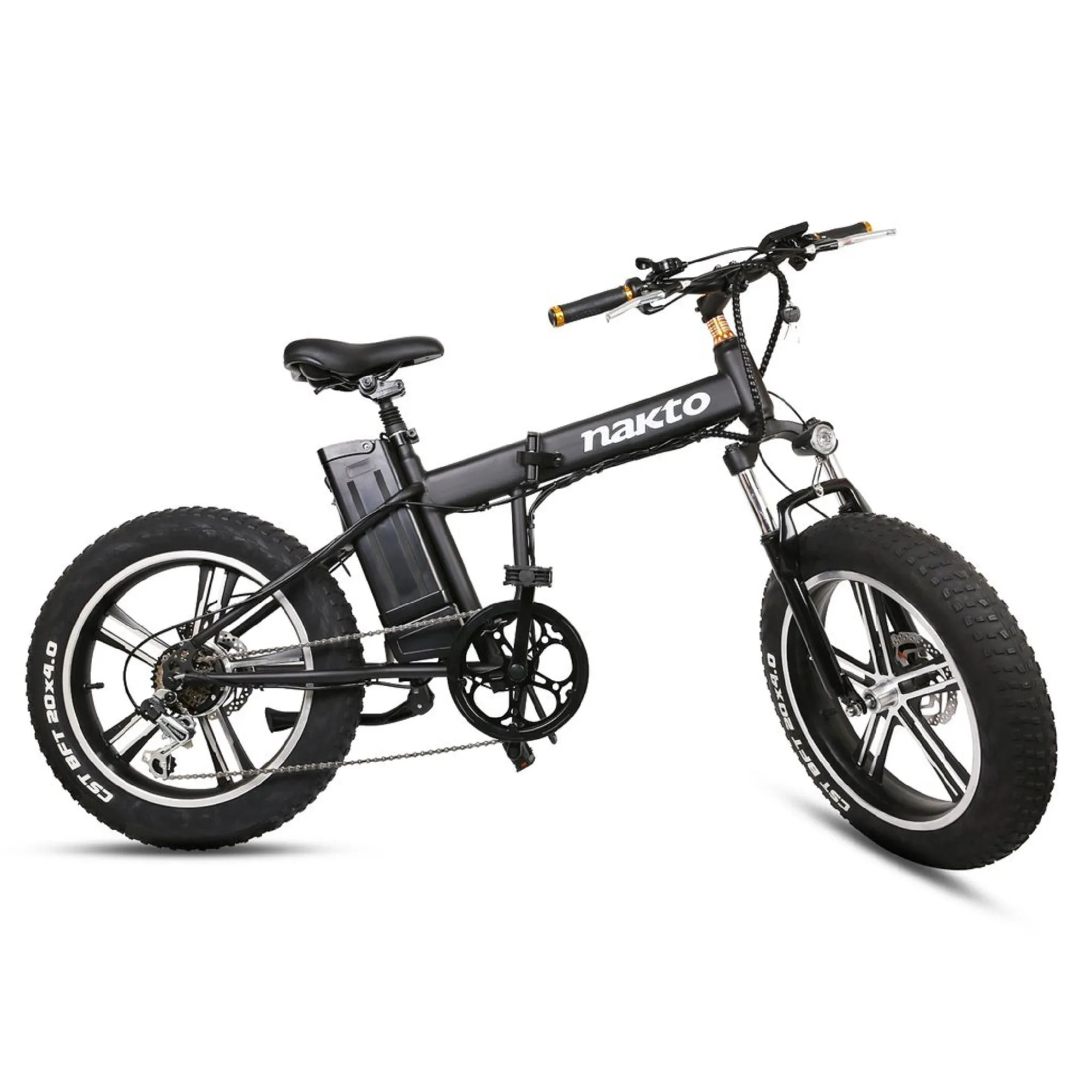 Nakto 350W Folding Mini Cruiser Fat Tire Electric Bike