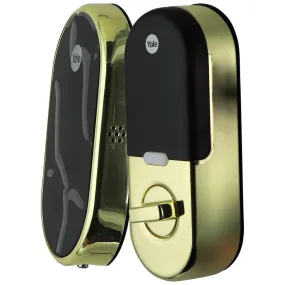 Nest x Yale Lock Tamper-Proof Smart Lock for Keyless Entry - Polished Brass