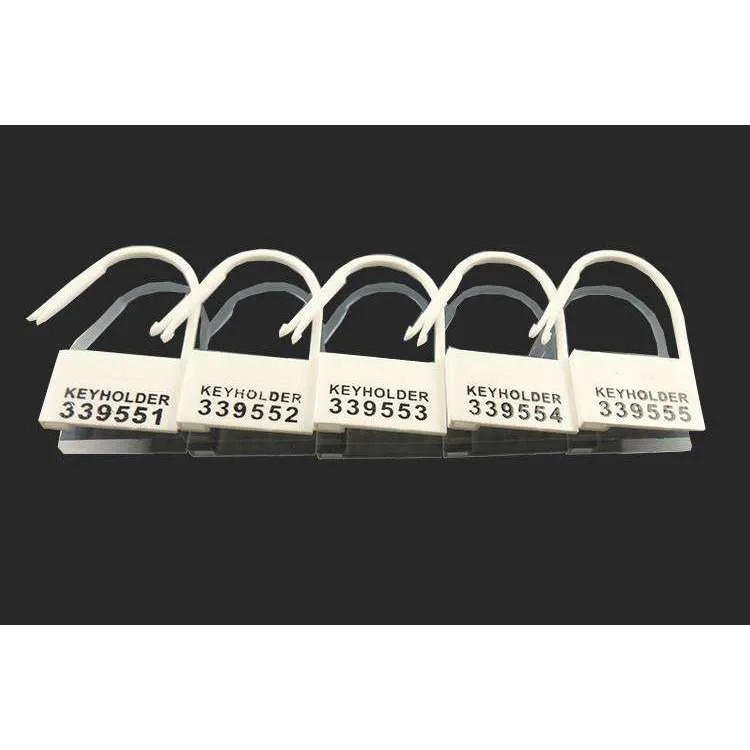 Numbered Plastic Chastity Locks x 5pc