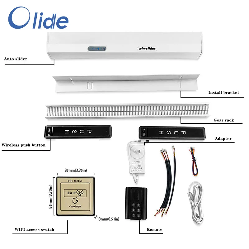 Olidesmart Wifi Switch Automatic Sliding Door Opener Alexa Voice Control