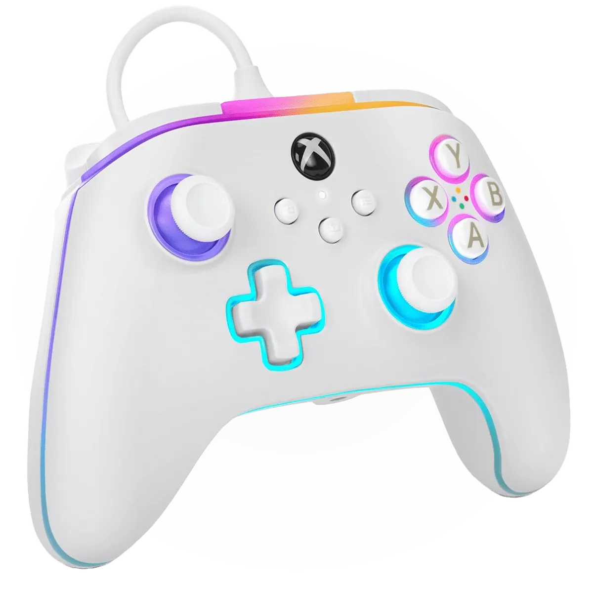 PowerA Advantage Wired Controller for Xbox Series X|S with Lumectra - White