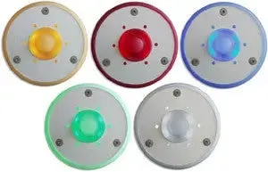 Spore Doorbells - ROUND LED Doorbell Button