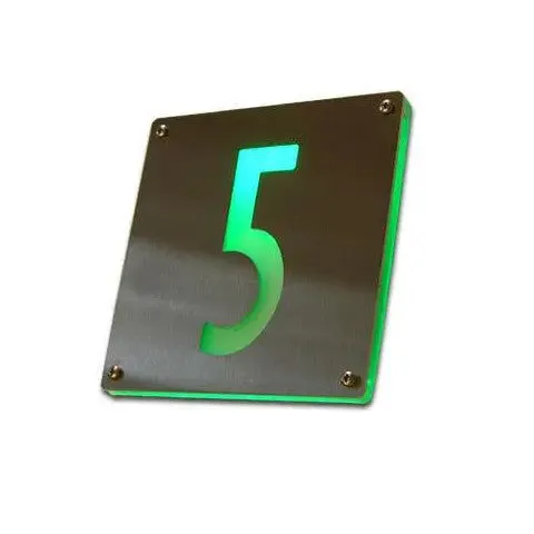 Stainless Steel Backlit House Number or Letter